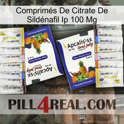 Comprimés De Citrate De Sildénafil Ip 100 Mg 12